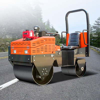 Μεγάλη ισχύς 8HP 1Tn Ride-on Mini Vibratory Roller για κατασκευή μικρών οδών