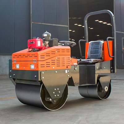 Μεγάλη ισχύς 8HP 1Tn Ride-on Mini Vibratory Roller για κατασκευή μικρών οδών