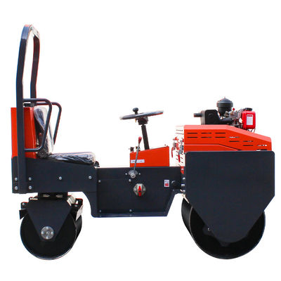 Μεγάλη ισχύς 8HP 1Tn Ride-on Mini Vibratory Roller για κατασκευή μικρών οδών