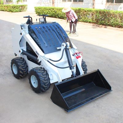 375kg Ανυψωτική Δύναμη Huade Υδραυλική αντλία Σκιτ Steer Loader με CE EURO5 Epa κινητήρα