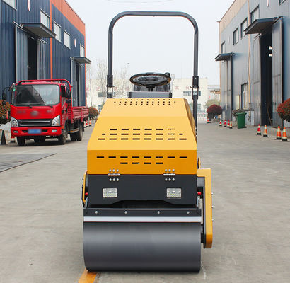 Ανώτερη απόδοση 500kg 1000kg Περπάτησε πίσω από διπλό ρόλο δρόμου τύμπανο για την εξόρυξη ενέργειας