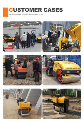 6 τόνων Asphalt Compactor HQ-YL6000 Vibratory Road Roller για υψηλή ικανότητα 30%