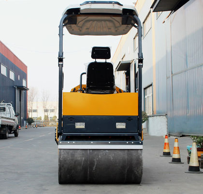 HQ-YL1200 1-5 τόνων Vibration Ride On Mini Road Roller με χωρητικότητα δεξαμενής νερού 120L