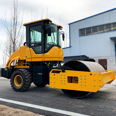 110 kw Mini Track Roller 0,6 τόνων έως 8 τόνων Vibratory Road Roller για off-road τετρακίνητα πατίνια