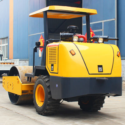 CHANGCHAI Μηχανή 120KN Ενθουσιαστική δύναμη Single Drum Vibratory Road Roller για κτίριο