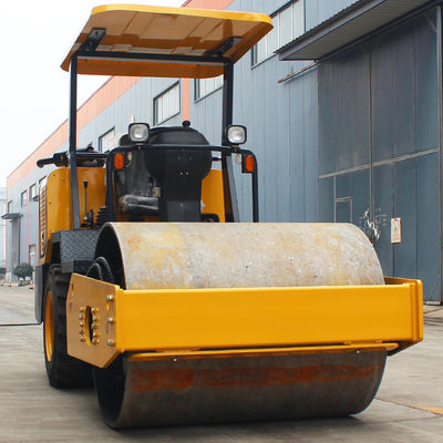 3.5ton 4ton 6ton 8ton Single Drum Earth Road Roller με ταχύτητα 2-12km/h