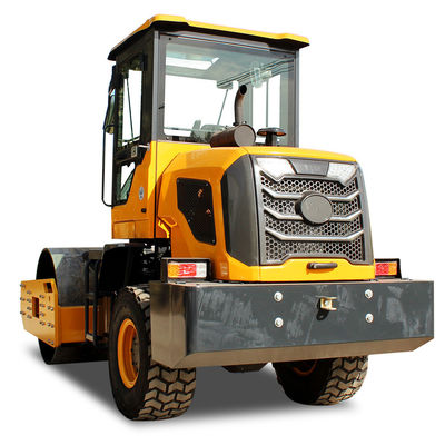 5000kg 6000kg δονητικός τροχός κυλίνδρος με διπλό τύμπανο και συναρπαστική δύναμη 100KN