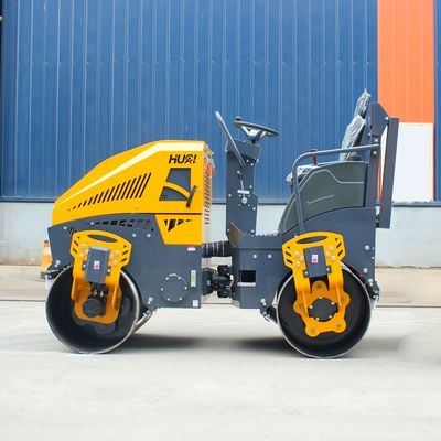 1 τόνος 2T 3T Double Drum Mini Road Roller Compactor στην Ινδία Συχνότητα διέγερσης 70Hz