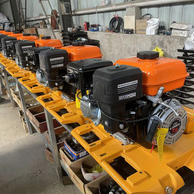 5.5-6.5HP Βενζινοκινητήρα/Δηζελοκινητήρα Φορητός συμπιεστής πλάκας για έργα κατασκευής