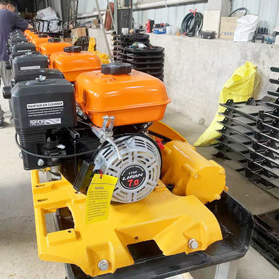 5.5-6.5HP Βενζινοκινητήρα/Δηζελοκινητήρα Φορητός συμπιεστής πλάκας για έργα κατασκευής